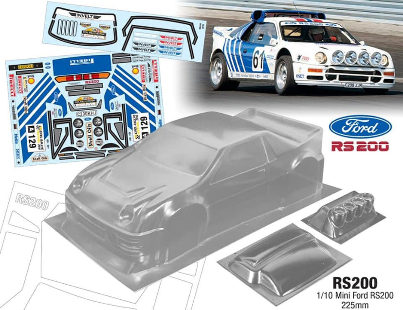 1/10 Mini RS200 225mm