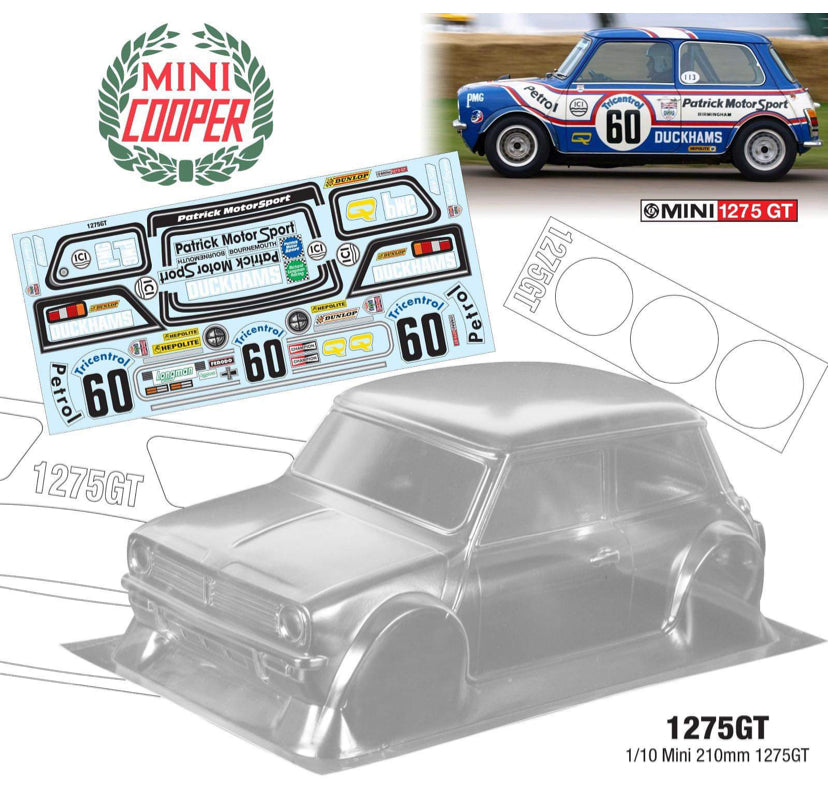 1 10 Mini 1275 GT 210mm M chassis Tamiya M05 M03