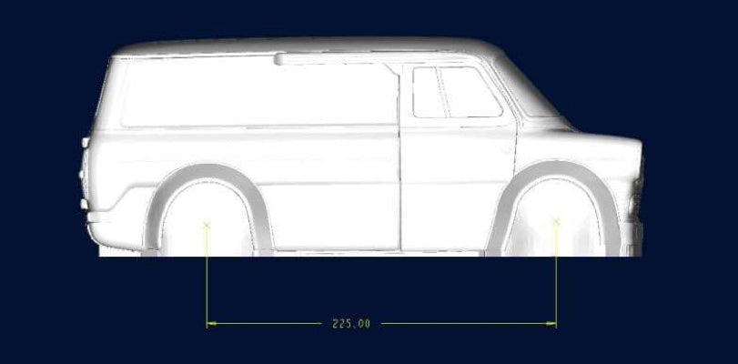 Ford Super Van M Chassis Tamiya M05 M06 M07 M08 Xpress Transit