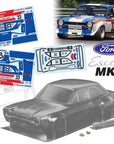 Mk1 Escort Bodyshell Kit 190mm CHEVRON Tamiya Chassis