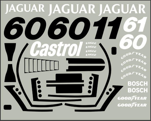 Jaguar XJR 12 Decal Set  Tamiya Group C