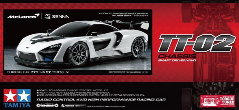 Tamiya 58711 McLaren Senna -TT-02 chassis – L&L models