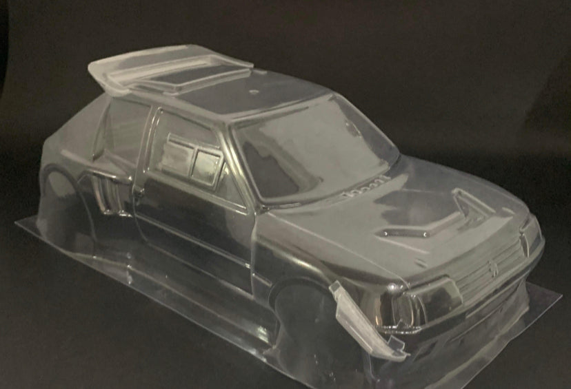 1/10 Peugeot 205 Bodyshell T16 Tamiya TT01 TT02 XV02 HPI Kyosho TC205