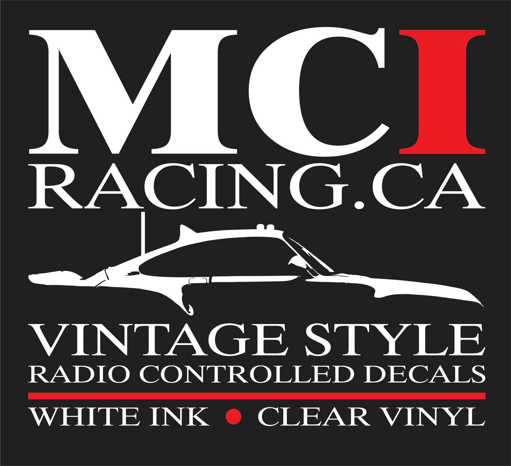 MCI RACING DECALS