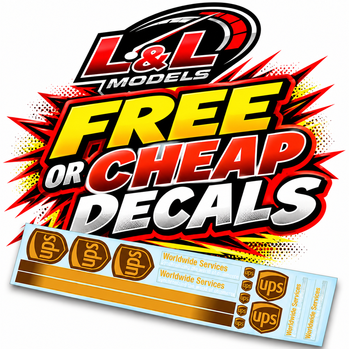 FREE & CHEAP DECALS FROM L&L MODELS!