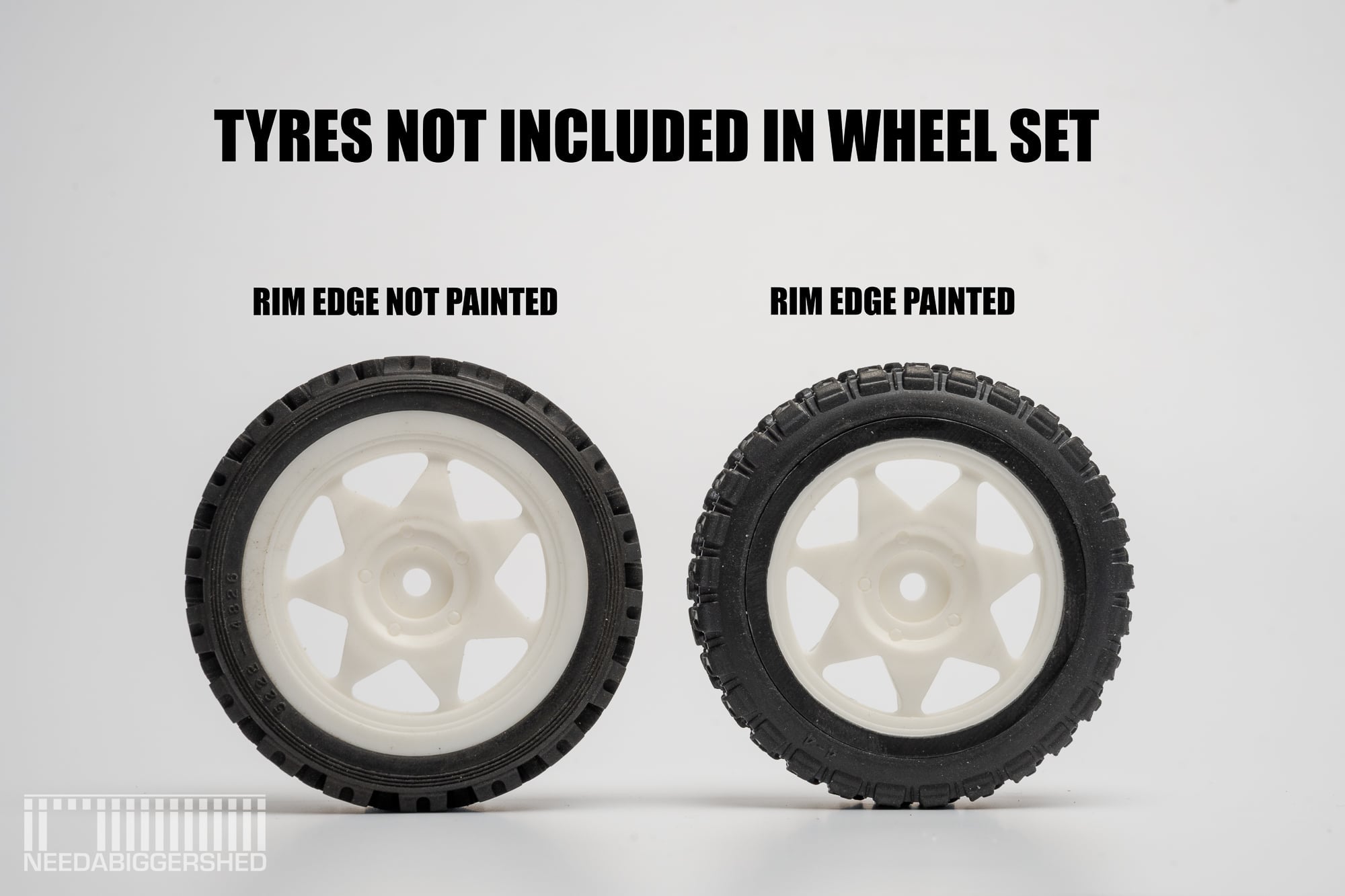 Porsche 959 Rally wheels 42mm - 3D printed - RESIN - Set of 4. PRE ORDER