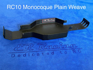 RC 10 Monocoque Plane Weave Carbon Chassis