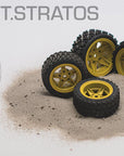 Lancia Stratos wheels - 42mm - 3D printed resin - Set of 4