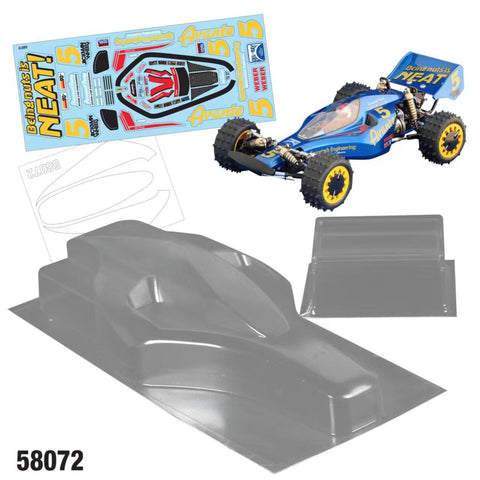 Tamiya Avante 2001 Body And Wing Copy Replacement for 58072