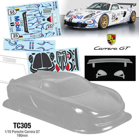 TC305 1/10 Porsche Carrera GT (190mm) Tamiya TT01 TT02