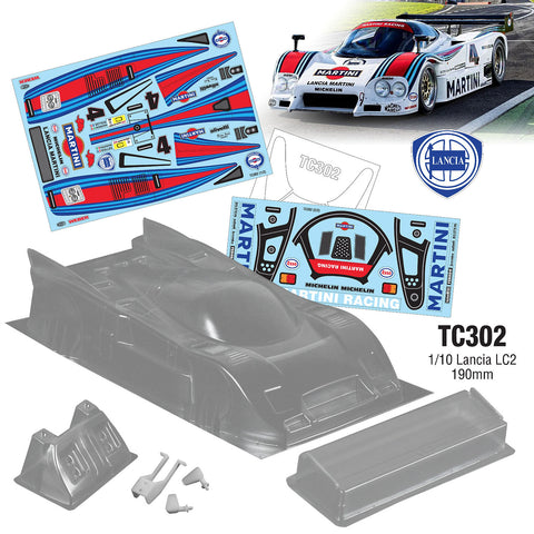 TC302 1/10 Lancia LC2 (190mm) Tamiya Killerbodies HPI MST Kyosho