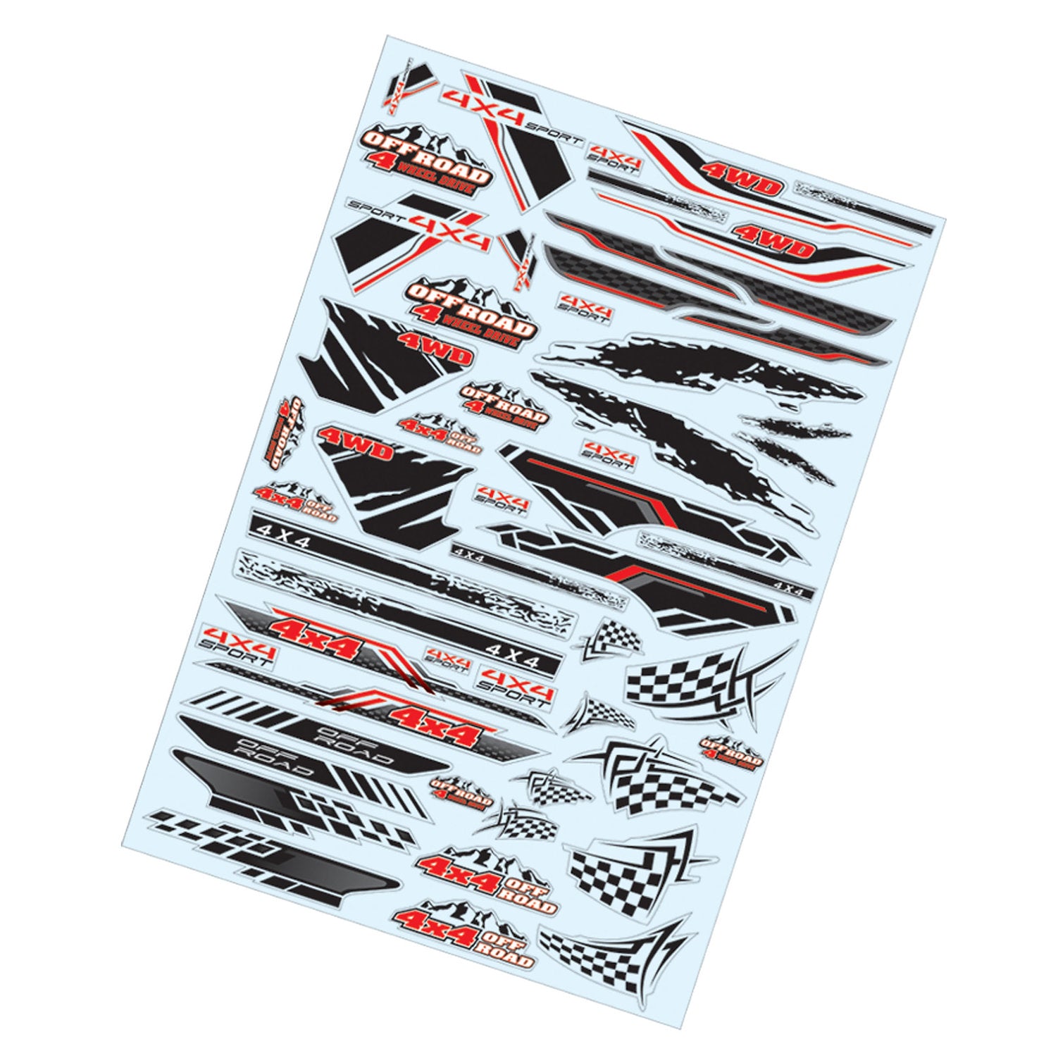 TC911 1/10 Off Road Sticker, A4