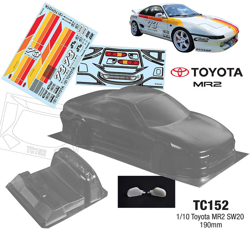 TC152 1/10 Toyota MR2 SW20, 190mm