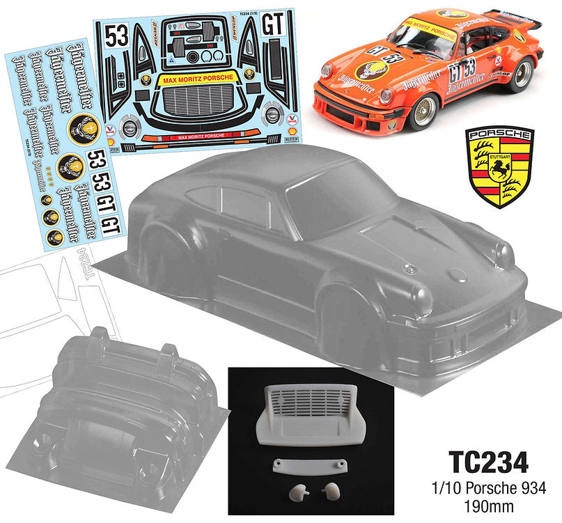 TC234 1/10 Porsche 934, 190mm