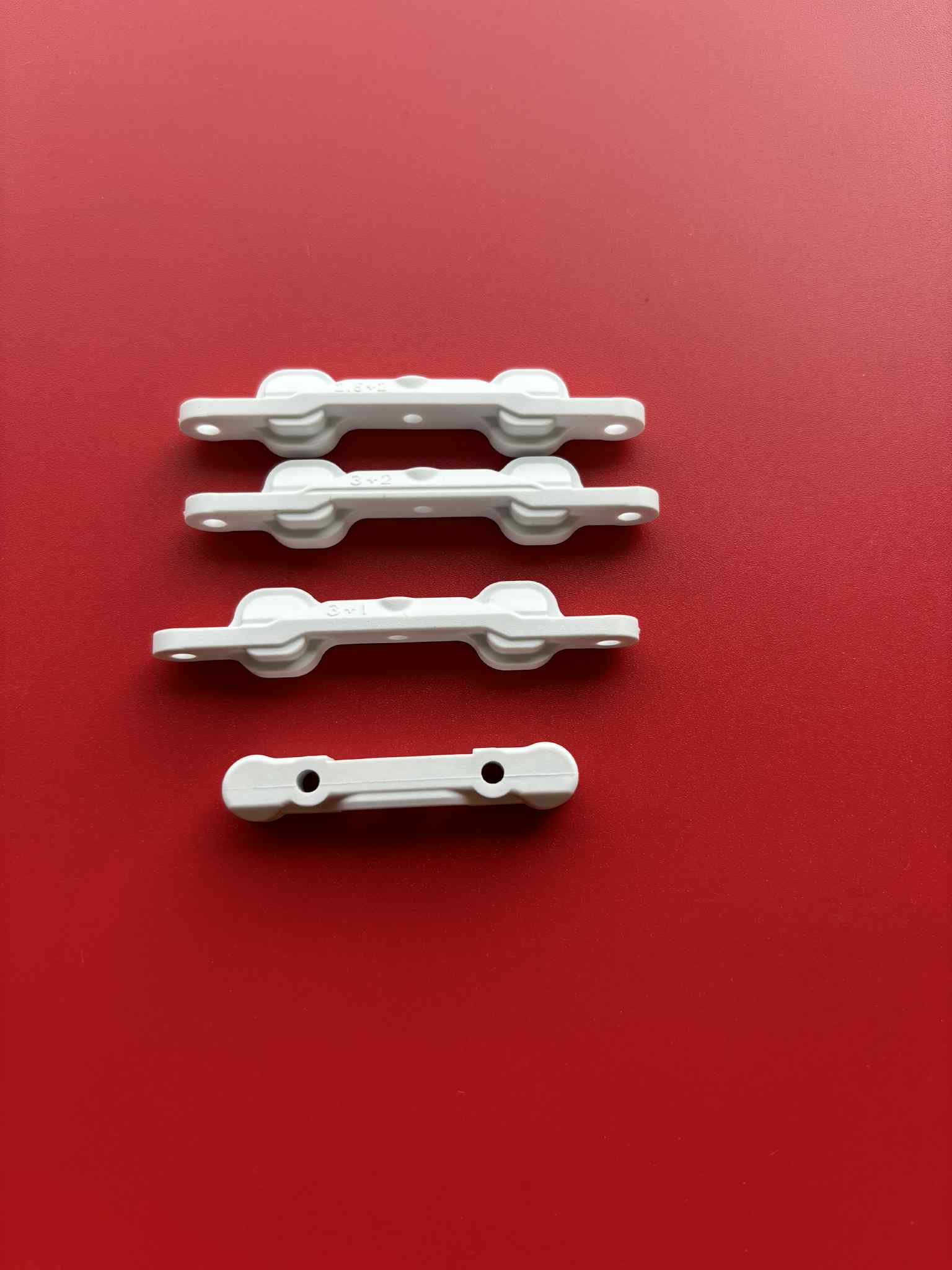 B-Five Rear Hinge Pin C &amp; D Blocks White Will Fit RC10B5