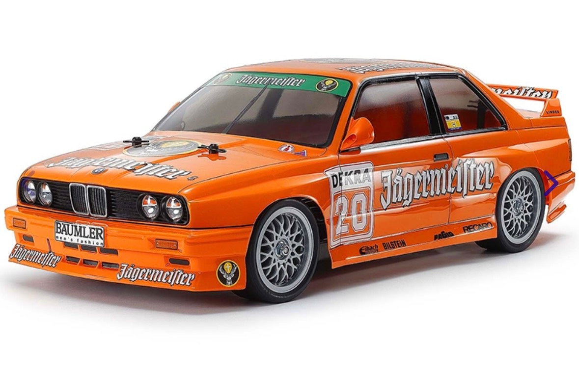 タミヤ　 M3 E30 SPORT EVO イェーガーマイスター ボディ Tamiya BMW M3 Sport Evo Jagermeister 1992 body set – L&L models