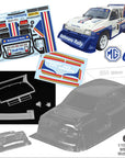 6R4 TT02 1/10th Rally Bodyshell - Customize Your Ride