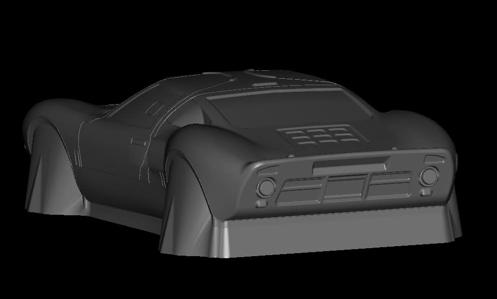 Ford GT40 190x257mm Tamiya, HPI, Drift,