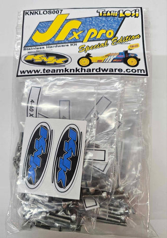 Team Losi JRX Pro Special Edition Stainless Hardware Kit KNKLOS007