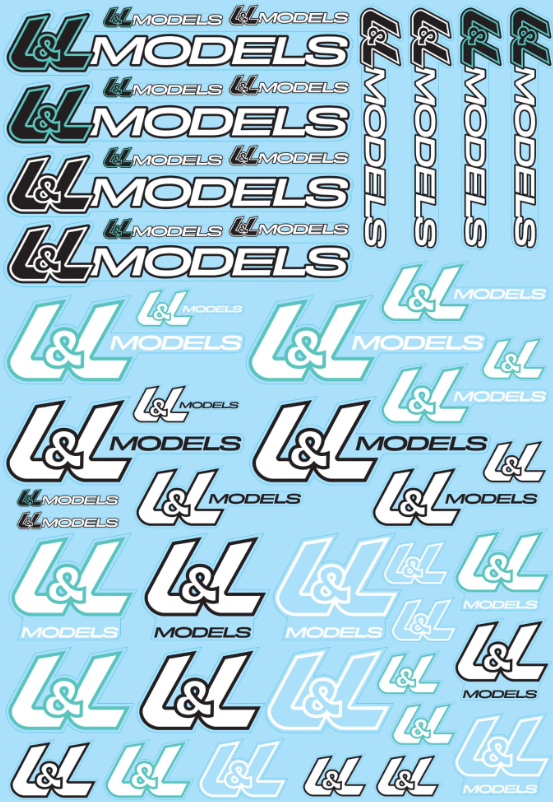 Lg Model Sticker L&L Models Sticker Sheet