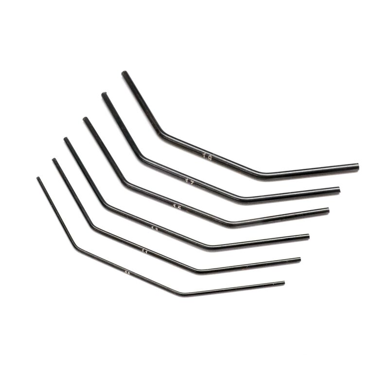 Front Sway Bar Set, Odds: 22X/22X-T Includes 0.9, 1.1, 1.3, 1.5, 1.7, 1.9mm bars by TLR TLR-1193