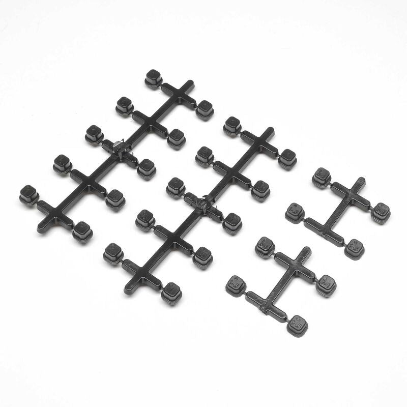 Insert Set, Adjustable Pivot, V2: 22 5.0/22X-4/22X/22X-T (Replaces TLR334063) by TLR TLR234132