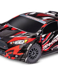 Traxxas Ford Fiesta ST Rally BL-2S Rally Car - Red TRX74154-4-RED