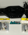 Carbon RC10 Chassis Kit FANrc Shocks