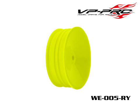 WE-005-RY WE-005-RY 1/10 Carpet Tire Front Rim ( Yellow) 2WD