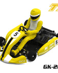Team Saxo Racing GK-200 - Go-Kart - 1:8 2WD Kart Kit - with ESC, Motor and Servo RED, BLUE, BLACK, YELLOW