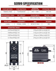 Brushless Servo 35KG 0.075sec HV AGF-RC A81BHSW Full Metal Case Waterproof UK