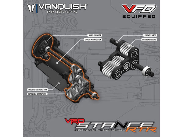 Vanquish VRD Stance RTR - Green  VPS09009A
