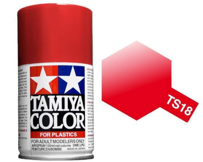 Tamiya 100ml TS-18 Metallic red # 85018