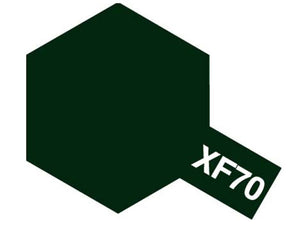 Tamiya XF-70 Dark Green 2 Mini Acrylic Paint - 10ml 81770