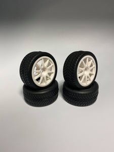 D008 Road Tire On-Road Grip Tyre Set 52mm X 26mm wheel Tamiya Kyosho HPI TYP2