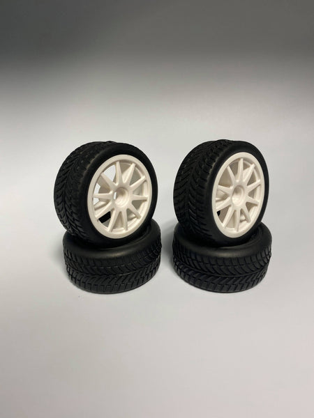 D008 Road Tire On-Road Grip Tyre Set 52mm X 26mm wheel Tamiya Kyosho HPI TYP2
