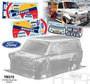 Ford Super Van REPSOL M Chassis Tamiya M05 M06 M07 M08 Xpress Transit