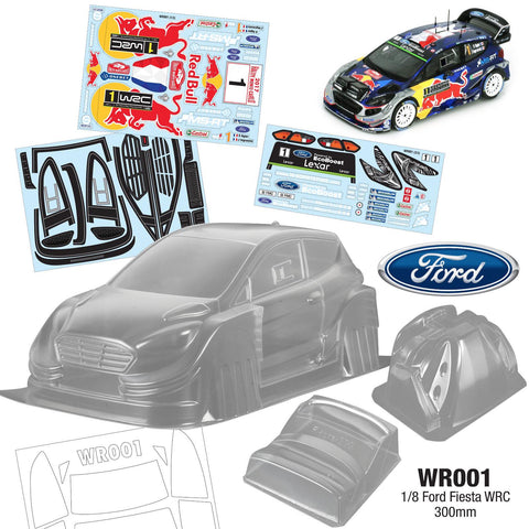 Ford Fiesta WRC WR8 Bodyshell Kit HPI