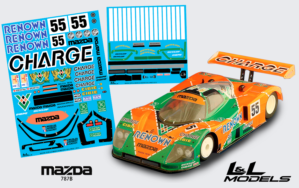 Mazda 787B Group C Body Kit (Tamiya Replica 58102) – L&L models