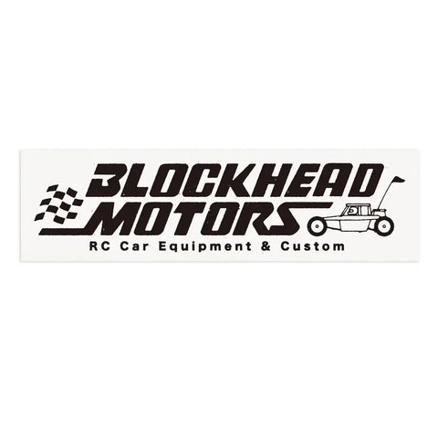 BH Old logo Sticker BLOCKHEAD MOTORS Tamiya