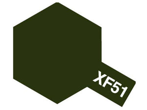 Tamiya XF-51 Khaki Drab Mini Acrylic Paint - 10ml 81751