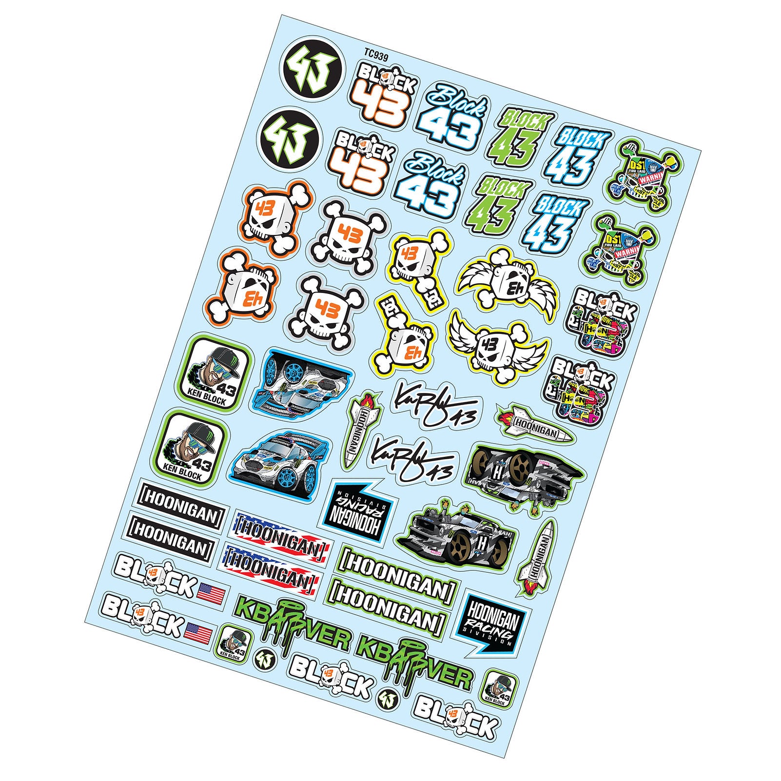 TC939 1/10 Sticker, A4 RC Decals Tamiya HPI KYOSHO Drift – L&L models