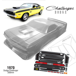 1/10 1970 Dodge Challenger 200mm Tamiya TT01 TT02