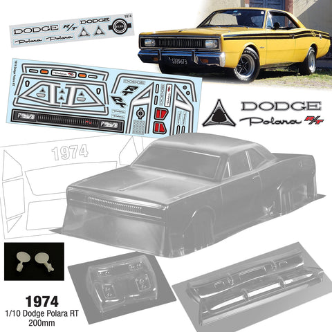 1/10 1974 Dodge Polara RT, 200mm Tamiya TT01 TT02