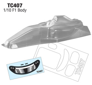 TC407 1/10 F1 Body, 0.6mm