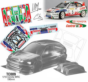 TOYOTA COROLLA WRC BODY PARTS SET  50791 replica