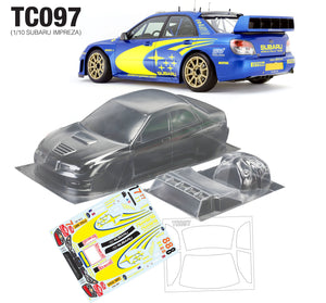 TC097 1/10 Subaru Impreza WRC 190mm Tamiya TT01 TT02 HPI LC