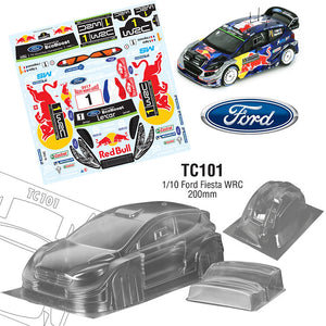 TC101 Fiesta WRC 200mm Tamiya TT01 TT02