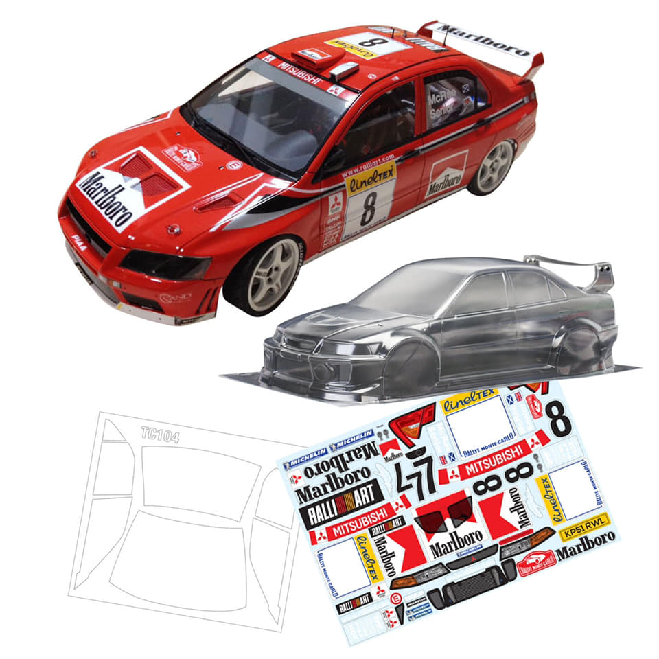 TC104 Mitsubishi Lancer Evo Marlboro - L&L models 