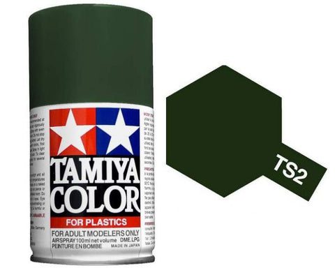 Tamiya 100ml TS-2 Dark Green # 85002